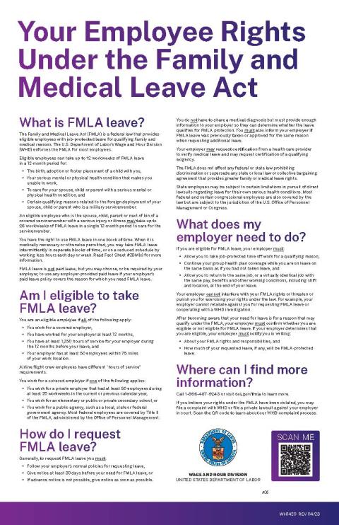 Employee Rights Medical Leave Act